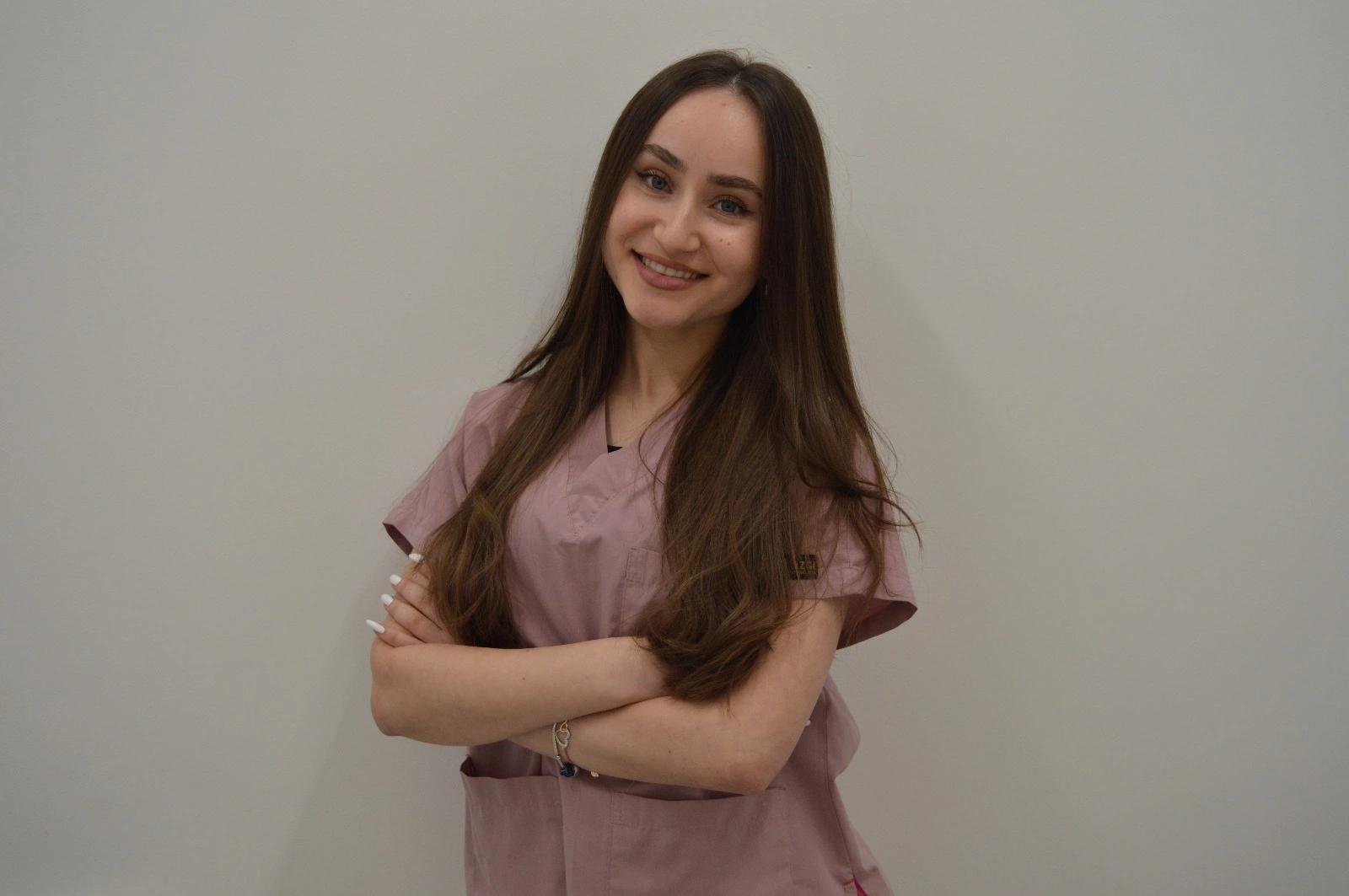 Modern view of the clinic and staff